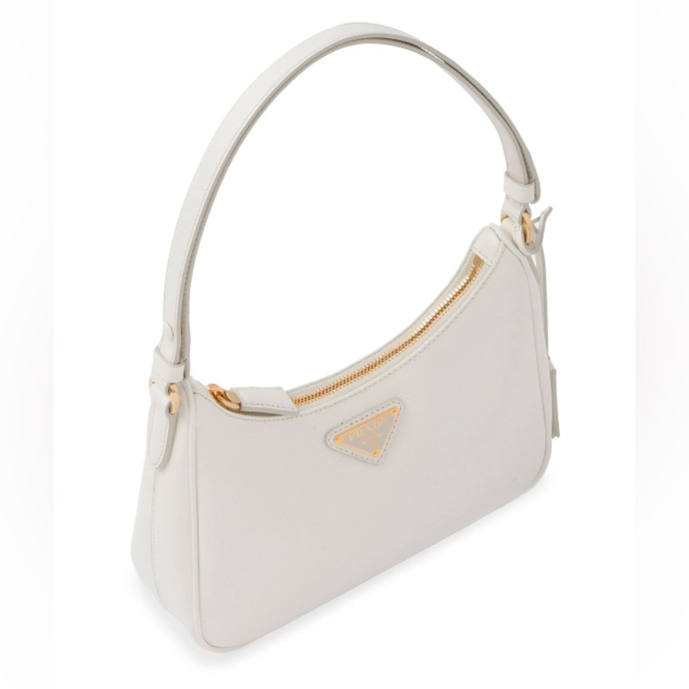 PRADA Saffiano Re-edition white bag